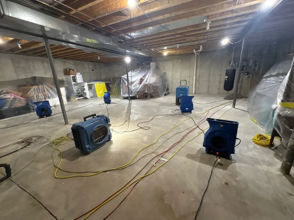 Restoration equipment on a Phoenix job