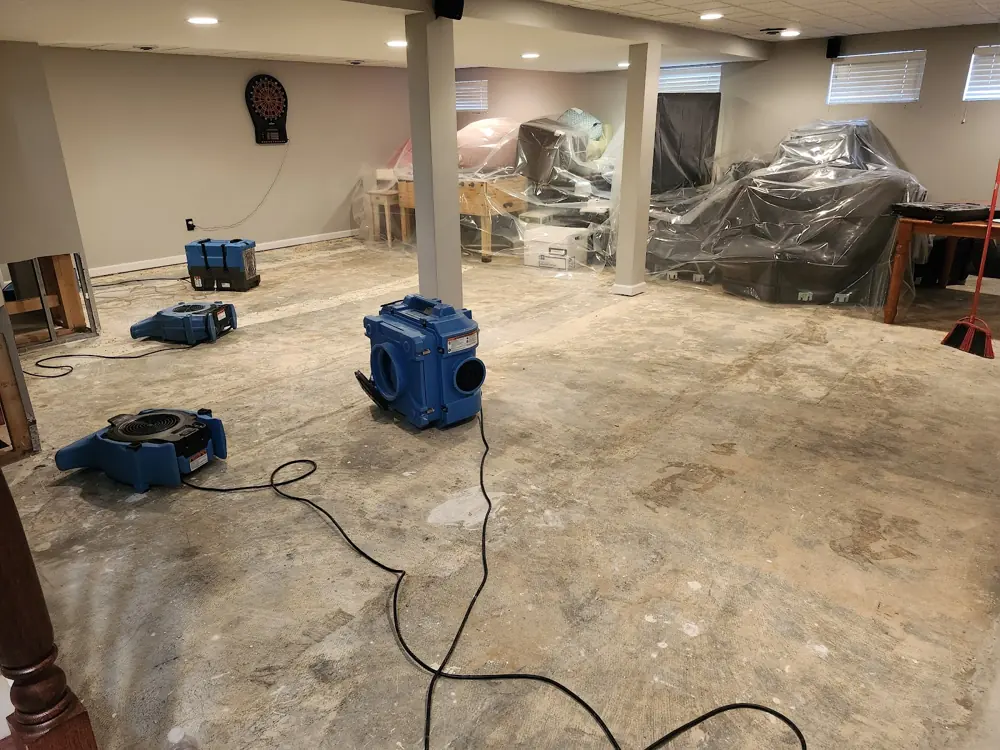 Restoration equipment on a Phoenix job