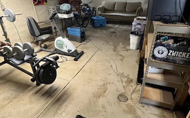 Slab Leak Water Damage in a Phoenix home