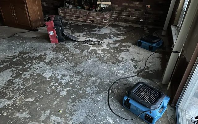 Storm and Flood Cleanup in a Phoenix home