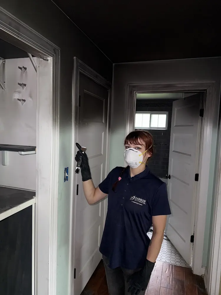 Valley of the Sun Water Restoration technician on a job in Phoenix