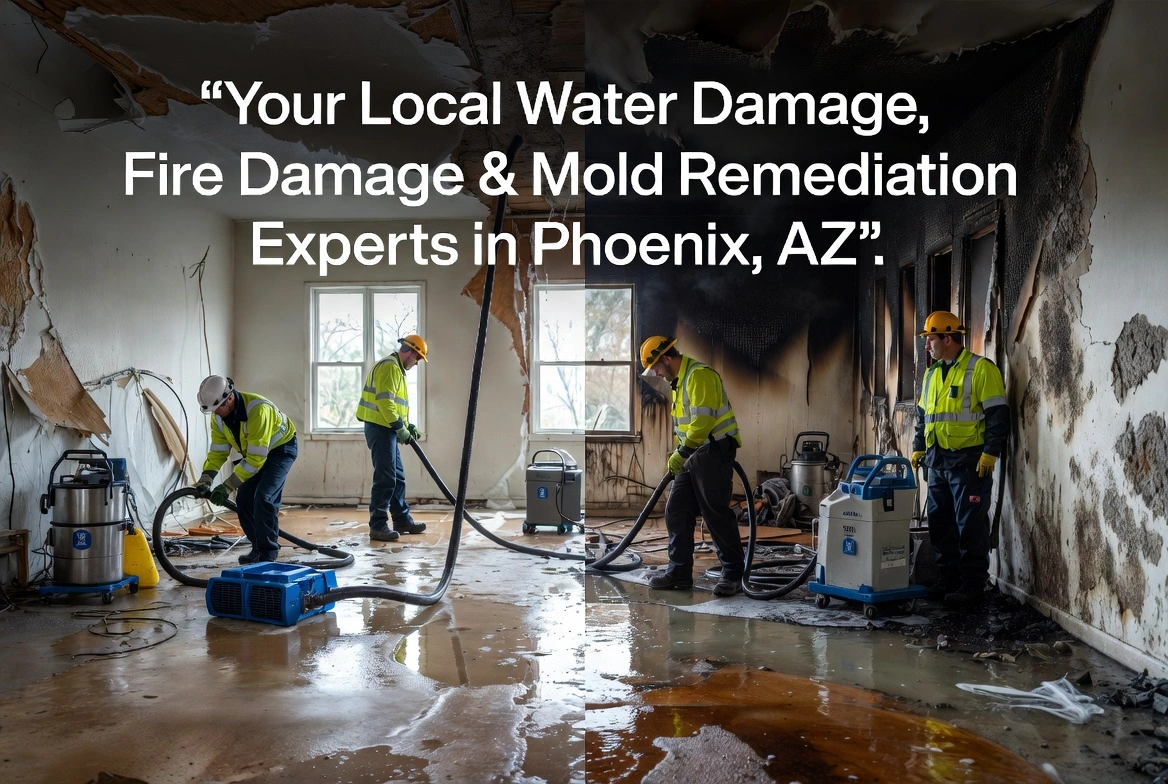 Your Local Water Damage, Fire Damage & Mold Remediation Experts