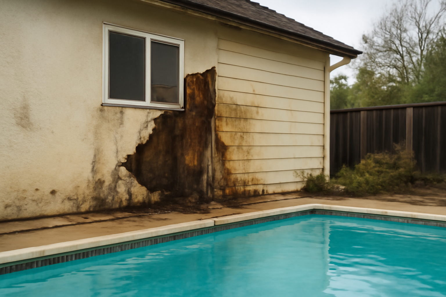 Pool Leak Water Damage Restoration in Co-Op Village, AZ